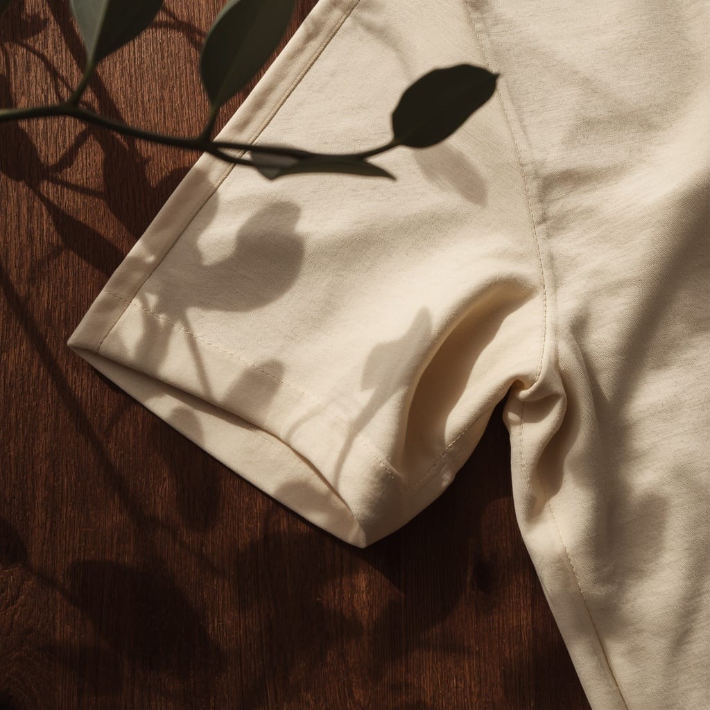 Heavyweight Natural Cotton Fabric Detail