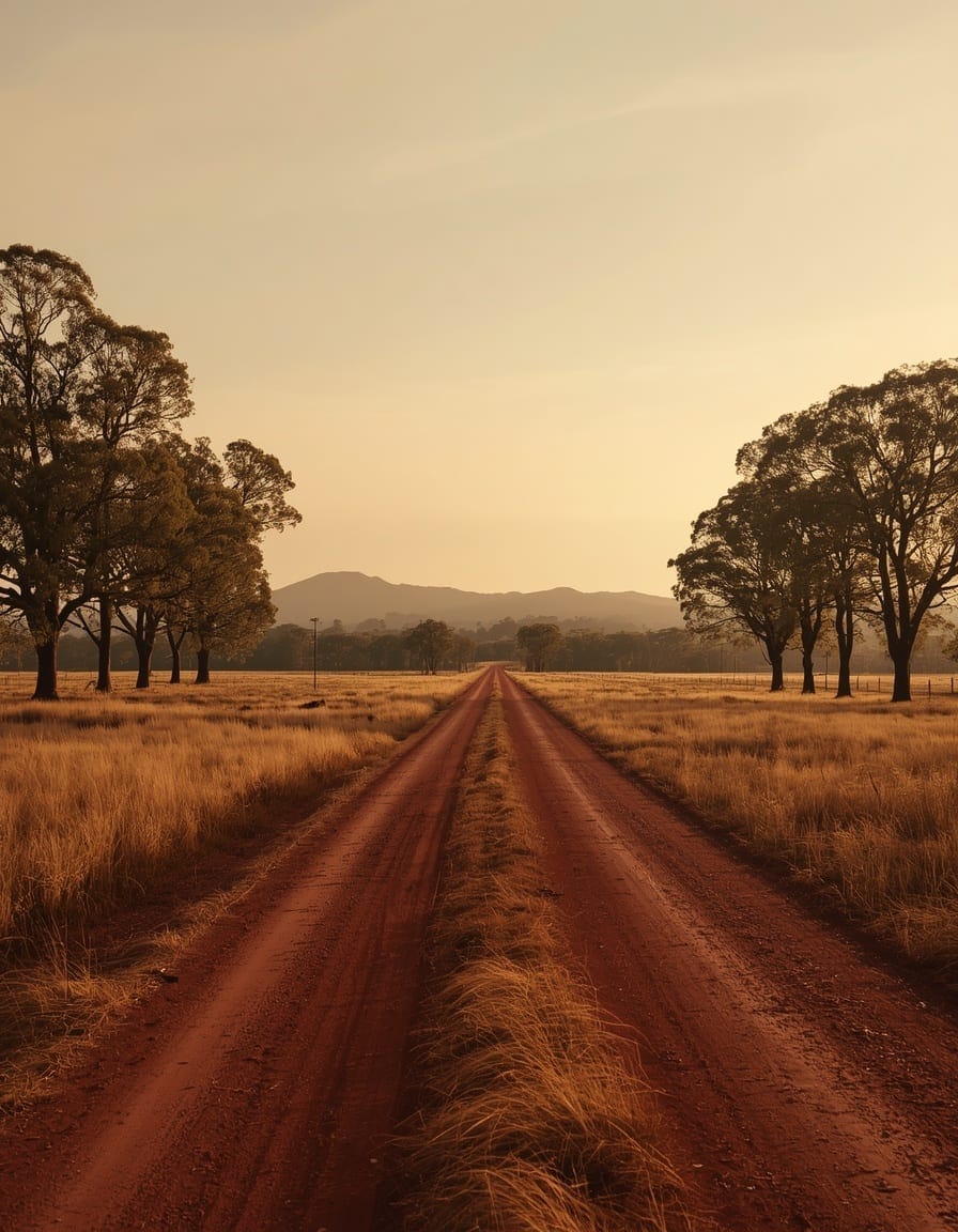 Australian Country Dirt Road