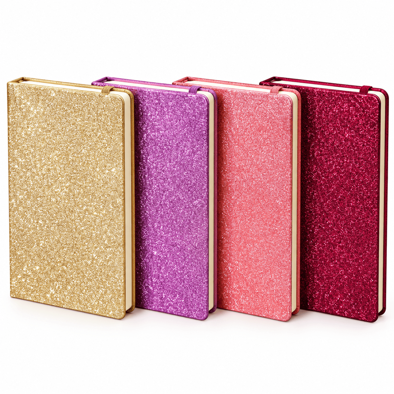A5 Glitter Notebook with UV DTF Wrap