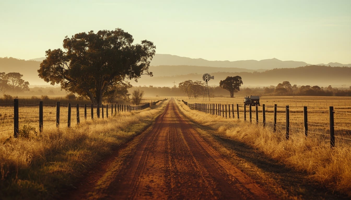 Victorian Countryside Landscape